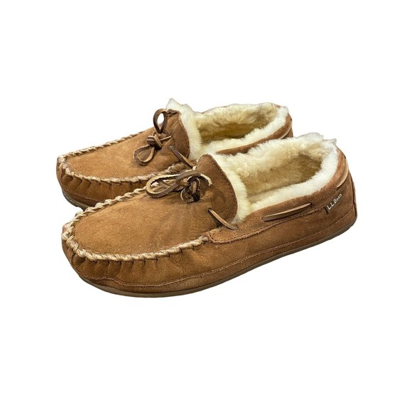 SOLD | LL BEAN Men's Wicked Good Moccasins Sz 10 Wide Style#264593 EUC $89 MSRP - Picture 2 of 6
